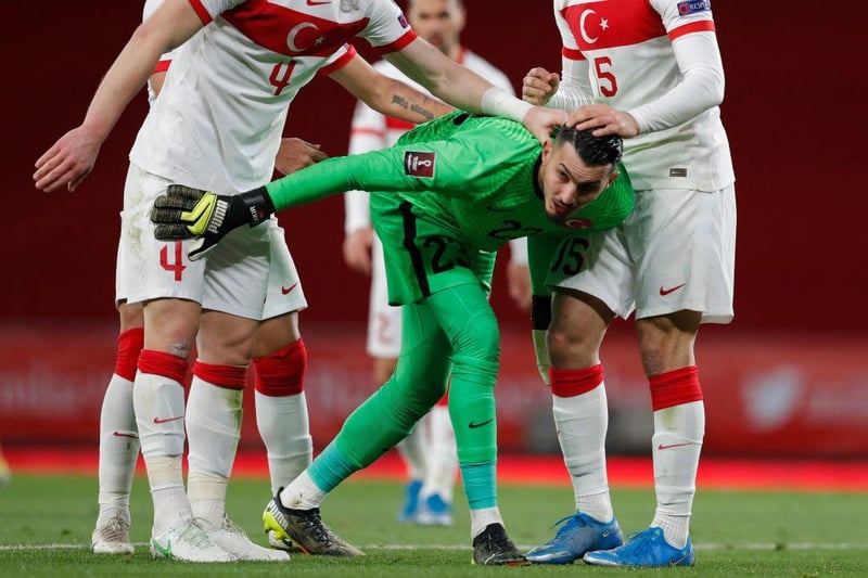 Aston Villa are one of the clubs keen on Turkish goalkeeper Ugurcan Cakir. Brighton are also interested. (Fotospor)

(Photo by MURAD SEZER/POOL/AFP via Getty Images)
