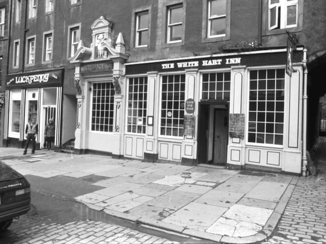 Parts of the White Hart are said to date back to 1516 and its name goes even further back to an incident in 1128 when King David I is said to have encountered a white stag while hunting in what is now Holyrood Park.