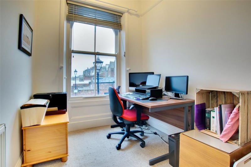 One of the first floor bedrooms could be easily transformed into a study.

Photo: Rightmove