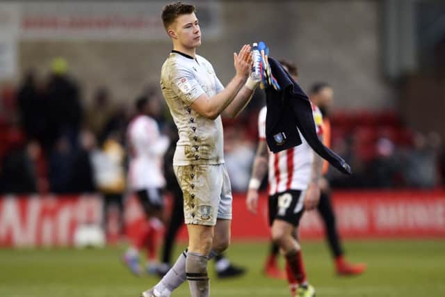 In-form Bailey Peacock-Farrell wants to smash Sheffield Wednesday’s clean-sheet record this season. Photo: Steve Ellis