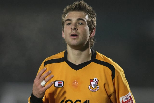 A very young Brett Pitman indeed! The forward was just 19 in action for Bournemouth against Norhampton in December 2007.