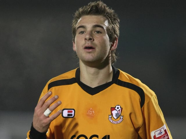 A very young Brett Pitman indeed! The forward was just 19 in action for Bournemouth against Norhampton in December 2007.