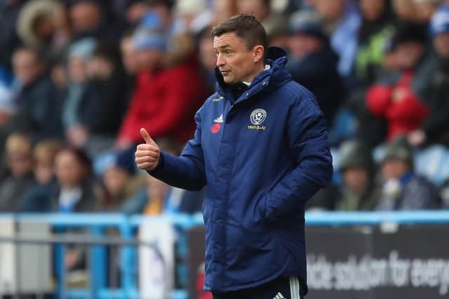 Paul Heckingbottom, the Sheffield United manager, is preparing his team to face Swansea City: Simon Bellis / Sportimage