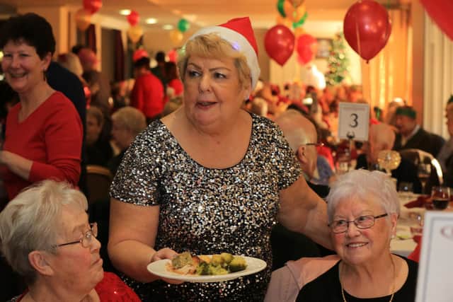 Gloria Stewart's Home Alone Christmas Dinner 2018. Pictured are is Gloria Stewart. Picture: Chris Etchells
