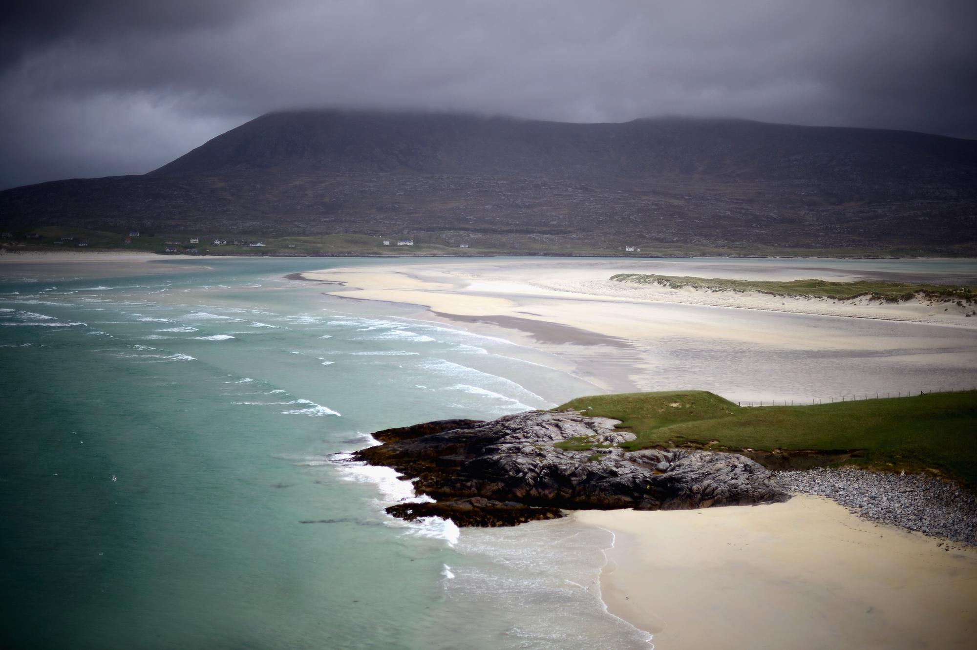 A view of Luskintyre Beach on the island of Harris.