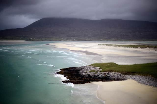 A view of Luskintyre Beach on the island of Harris.