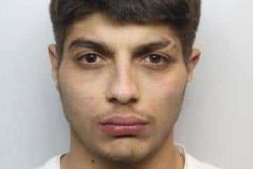 Pictured is Gejza Balogh, aged 21, of Greenland View, at Darnall, Sheffield, who was sentenced at Sheffield Crown Court to two years of custody after he pleaded guilty to causing damage at a property, a burglary, a theft and failing to surrender to court.

 

Gejza Balogh was sentenced at Sheffield Crown Court on July 27, 2022, to two years of custody.