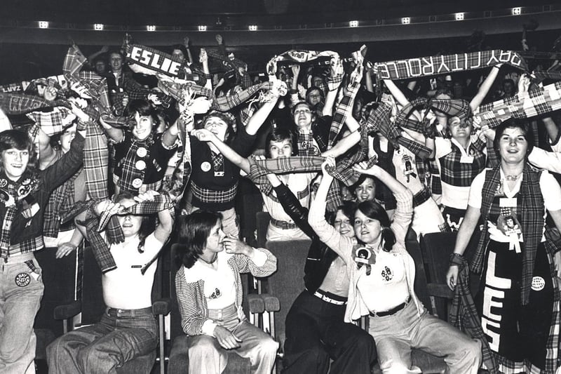 Bay City Rollers fans on September 14, 1976 at Sheffield City Hall