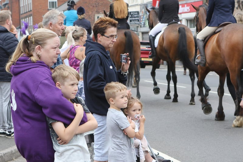 With horses leading the way, the procession was a fitting tribute to 23-year-old Gracie.