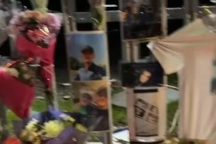 Photos of Kieran at the vigil.. From Jordan Thomas.