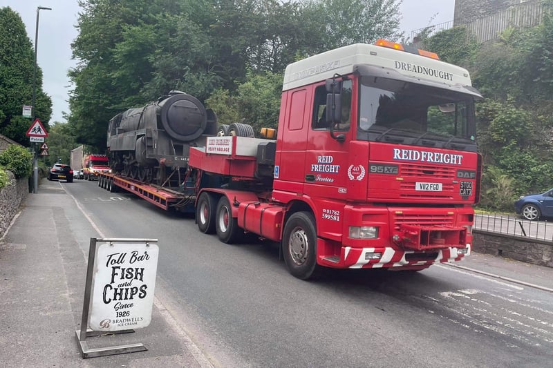 Locomotives have arrived in Stoney Middleton ahead of Mission Impossibe 7 filming.