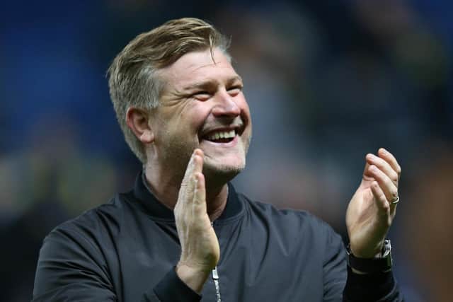 Oxford United manager Karl Robinson says some of his family are trying to get into the Sheffield Wednesday end.