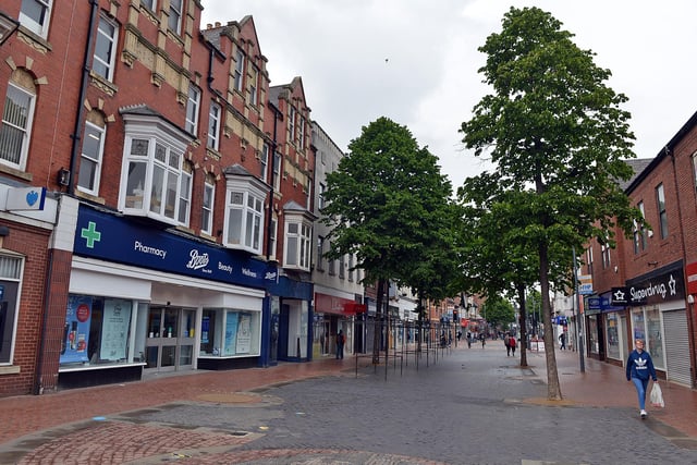 A few shoppers as Worksop town centre prepares for non-essential shops to open