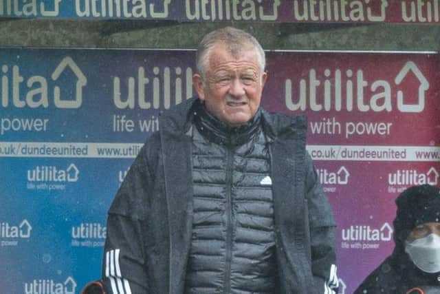 Sheffield United manager Chris WIlder on the touchline at Tannadice during his side's pre-season friendly with Dundee United