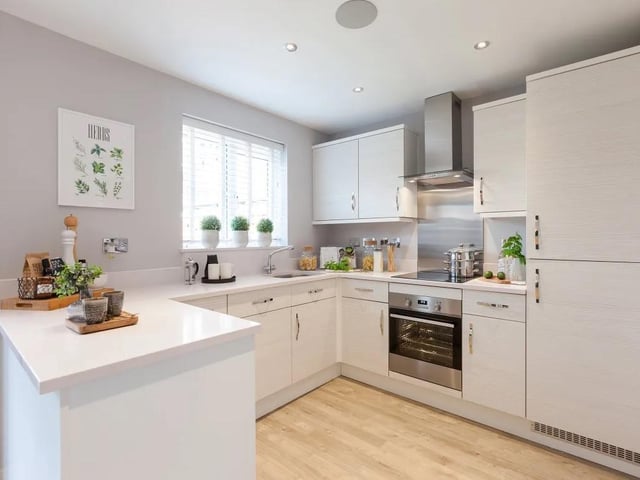 This three bedroom detached house St. Georges Avenue, Havant, is on sale. It is listed by Persimmon Homes - St Georges Keep, as price on application (POA).