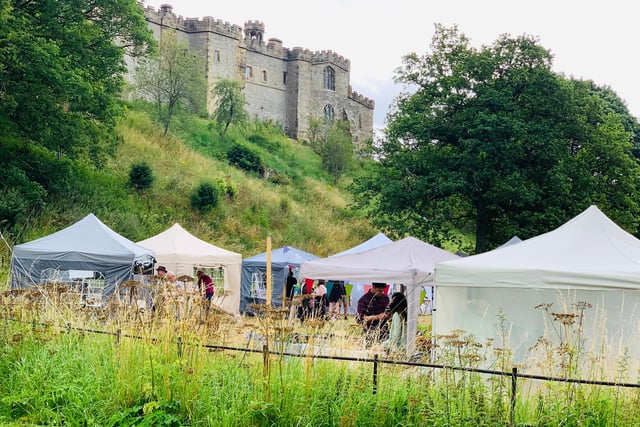 65 stallholders attended the three-day event in the shadow of Haddon Hall