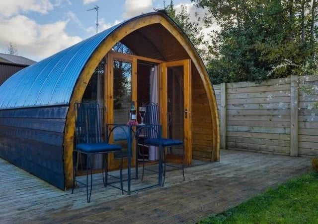 A luxury wooden haven for two with access to a hot tub, nestled on a friendly glamping site in the heart of the Sperrin Mountains. From £65 per night.