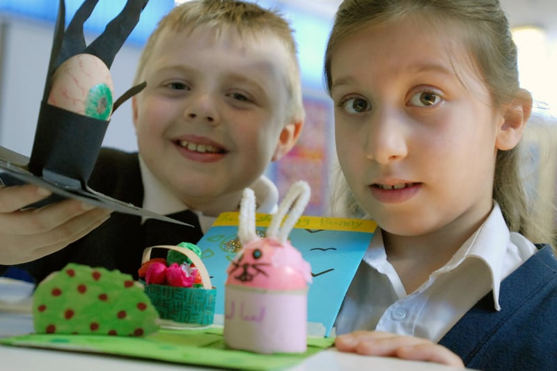Pupils got creative with their Easter eggs 15 years ago. Look at their tremendous work.