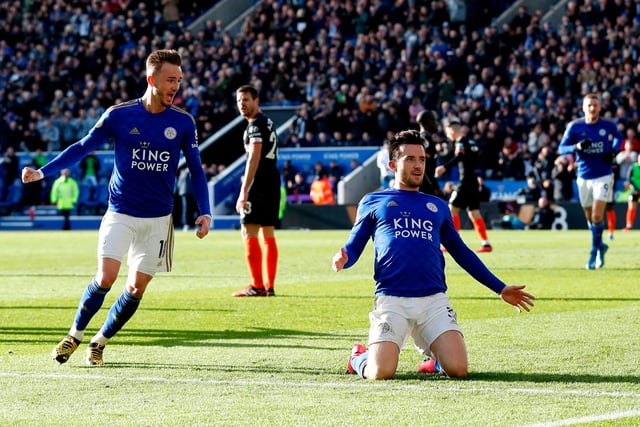 Chelsea are believed to have accelerated their pursuit of Leicester City left-back Ben Chillwell, as Frank Lampard looks to begin reshaping his Blues side this summer. (Daily Mail). (Photo by ADRIAN DENNIS/AFP via Getty Images)