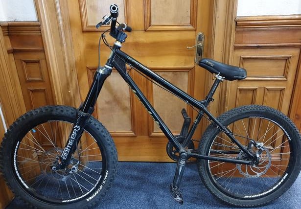 One of the stolen bikes recovered by Edinburgh police.
