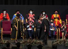 Sheffield Hallam University graduation ceremony at Pons Forge. Picture Scott Merrylees
