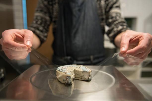 Stichelton Cheese is famously haAnd-ladled and made to a traditional recipe with unpasteurised milk to make an outstanding blue cheese.