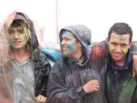 Smiles in the mud in 2009