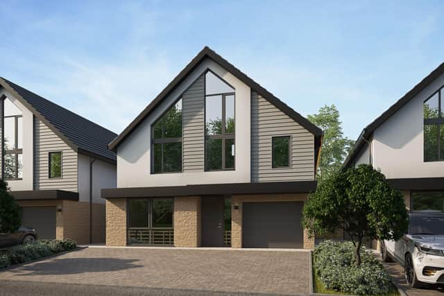 Redbrik describes the property as an exquisite five-bedroom, new build detached house situated within an exclusive gated development.