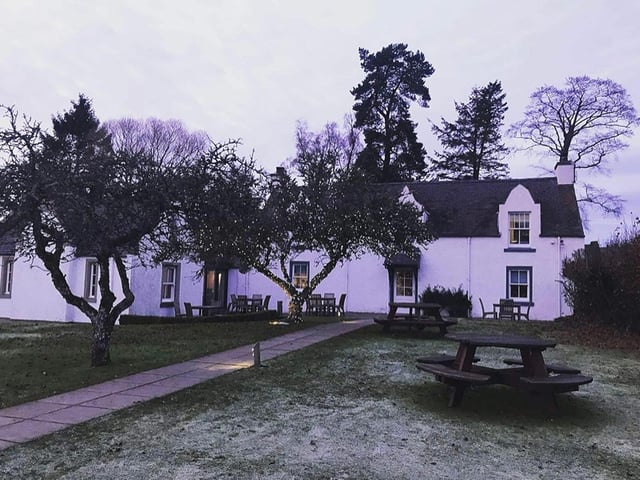 A roaring fire awaits at this modern country pub where food is made with love and care. It offers a great stop after a day exploring the Angus Glens, which are dressed in beautiful purple heather right now.