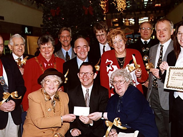 Doncaster Mayor Dorothy Layton helped to launch an appeal for St John's Hospice in 1996.