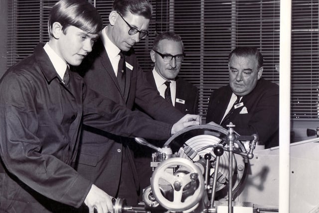 The opening of the Sheffield Twist Drill Apprentice Training Centre in September 1967