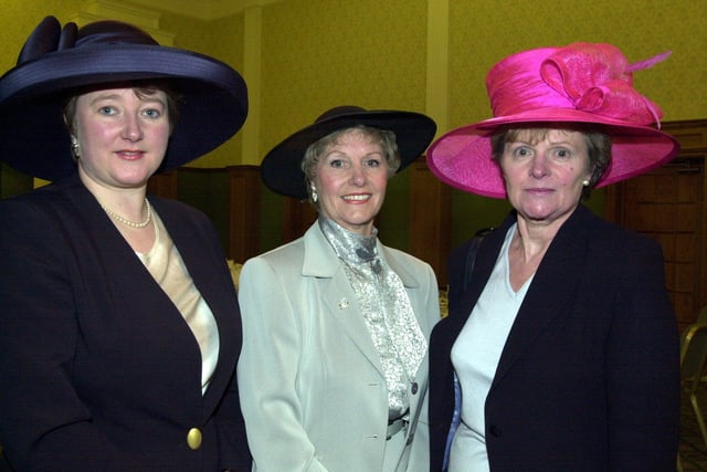 Leonard Cheshire lunch in 2000 with guest Carolyn Abbott, Betty Butler and Antoinette Whiteway  at the Kenwood Hall hotel