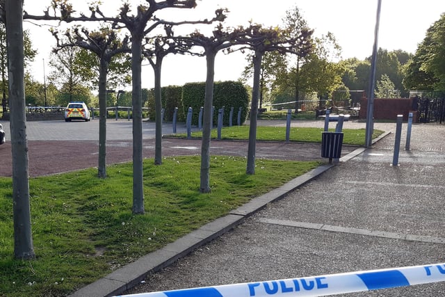 Police are investigating after a body was found at Manor Fields Park, Sheffield