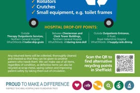 Posters highlighting the initiative will be on display in areas of high footfall within the hospital buildings