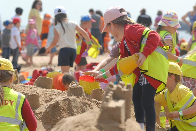 The North East Sandcastle Challenge at Sandhaven Beach. Were you a part of it in 2014?