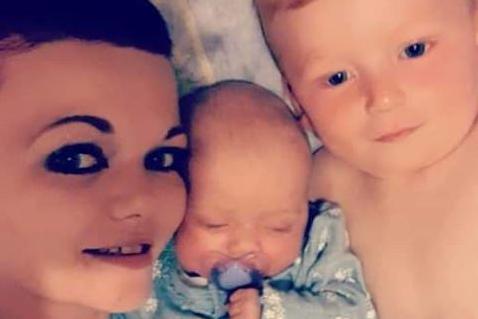 A message via Jonny Tiffin says: "Our mammy's a key worker in a care home, as much as she doesn't want to go in due to the virus but she needs to do her job. we're both super proud mammy and we both love you loads, Layton and Rosalie."