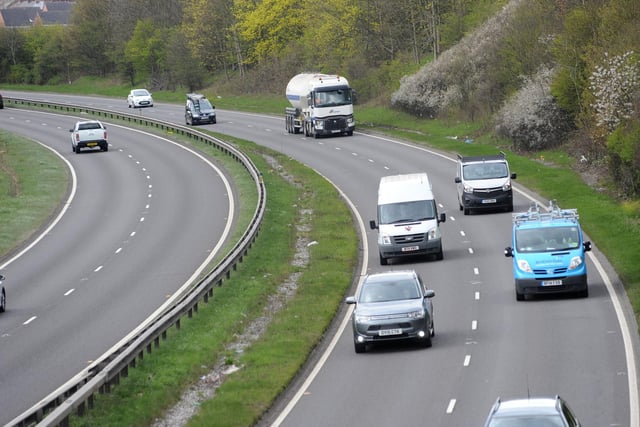 There were 20 accidents causing casualties on the A617 through Chesterfield borough between 2014-2018..