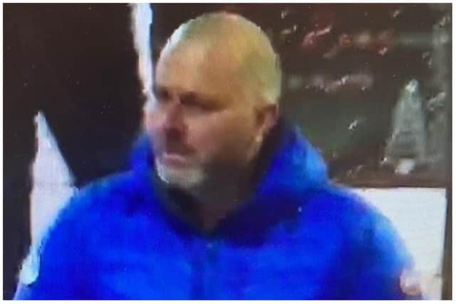 South Yorkshire Police want to trace this man over an attack on off-duty officers in a Sheffield pub