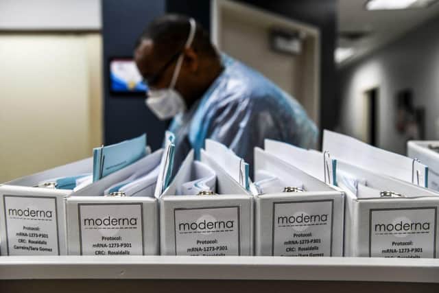Moderna has issued an update on its COVID-19 vaccinations  (Photo by CHANDAN KHANNA / AFP) (Photo by CHANDAN KHANNA/AFP via Getty Images)