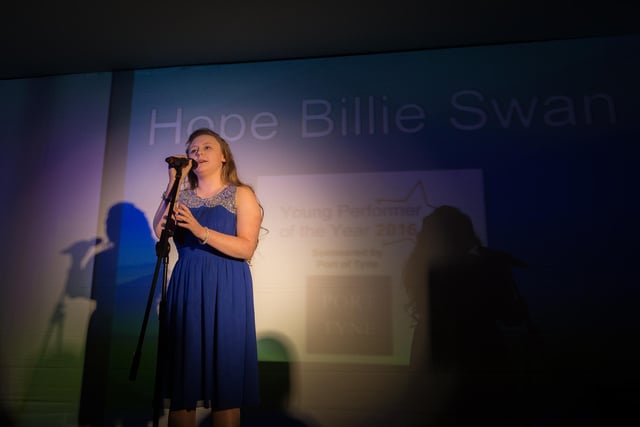 Hope Billie Swan with her winning performance during the Best of South Tyneside event in 2016.