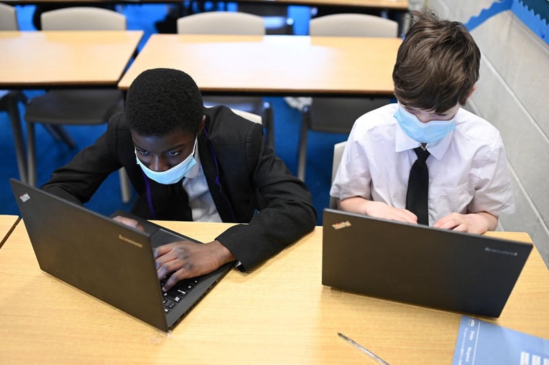 Pupils and teachers also need to continue to wear masks indoors for up to six weeks after they return to classrooms.

School staff in secondary schools need to keep at least one metre away from each other and from pupils while on school grounds.