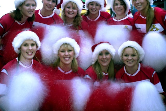In full Christmas cheer in 2003