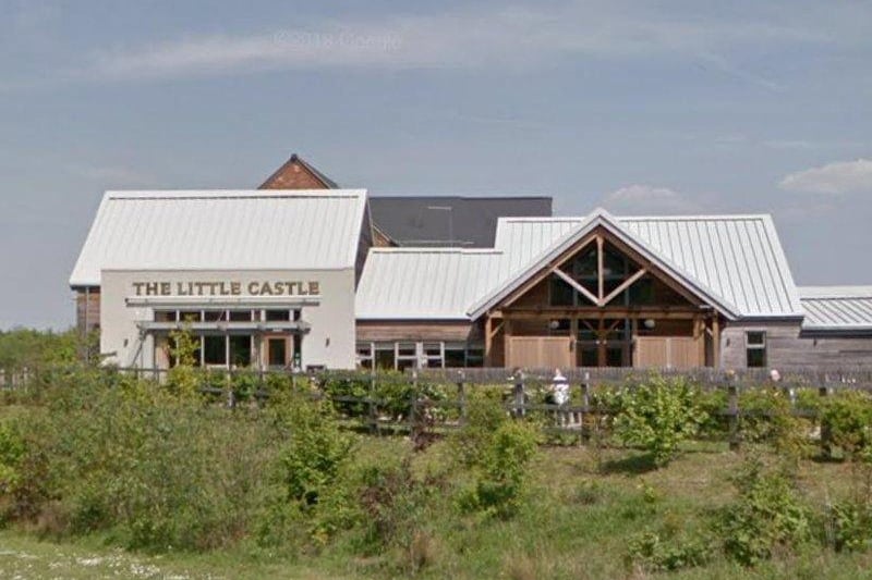 The Little Castle at Markham Vale, near Bolsover has a beer garden split into two levels.