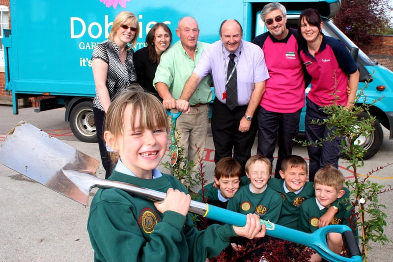 New Bolsover School receive £500 of plants from Dobbies after pupils win competition. pic is pupil Keira Allcock-Brocksopp.