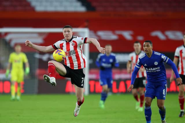 John Lundstram could leave Sheffield United next month: Simon Bellis/Sportimage