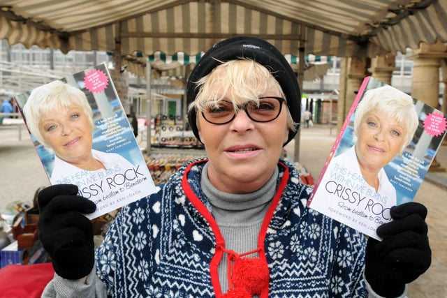 Comedian Crissy Rock visited South Shields Market Place for book signings in 2013. Did you get to meet her? She was in the 11th series of I'm A Celebrity.
