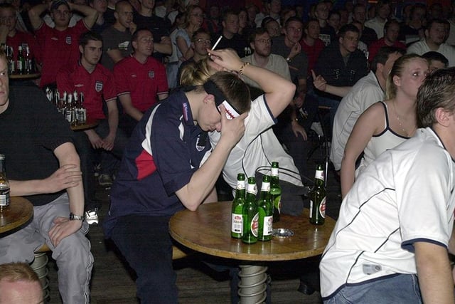 England v Brazil - Disbelief at the Leadmill as England go out of the World Cup, June 21, 2002