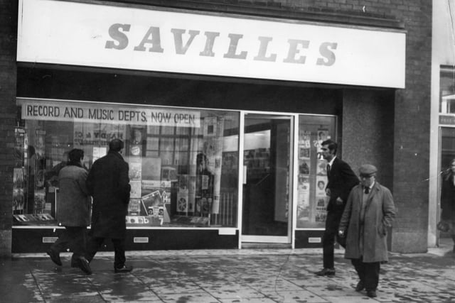 Who remembers the Saville music store in Kepple Street, pictured in 1968?