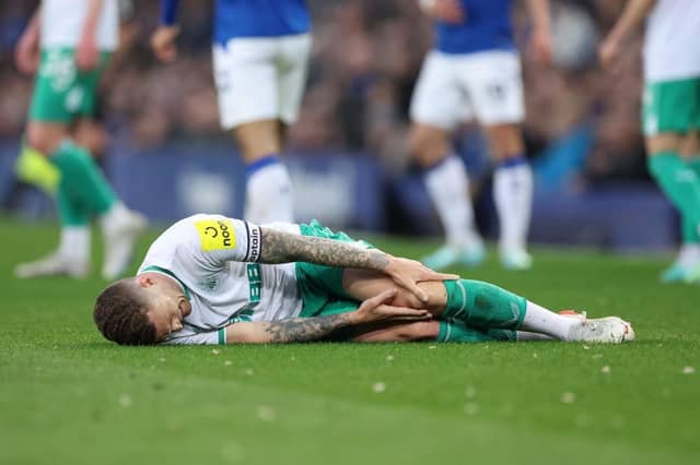 Kieran Trippier picked up a nasty looking knock to his knee against Everton but managed to see out the match and confirmed he was fine afterwards.