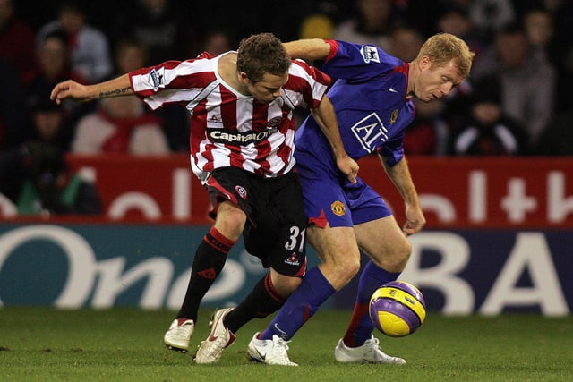 A surprise debutant against the mighty Manchester United in that Premiership season, Law made only two league starts for the Blades before joining Rotherham after a succession of loan moves. He went on to pay over 100 times for Rangers
